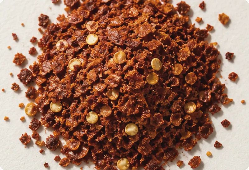 Ground Chili — the blend, close up