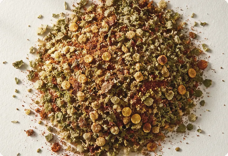 Smoked Dry Chimichurri — the blend, close up