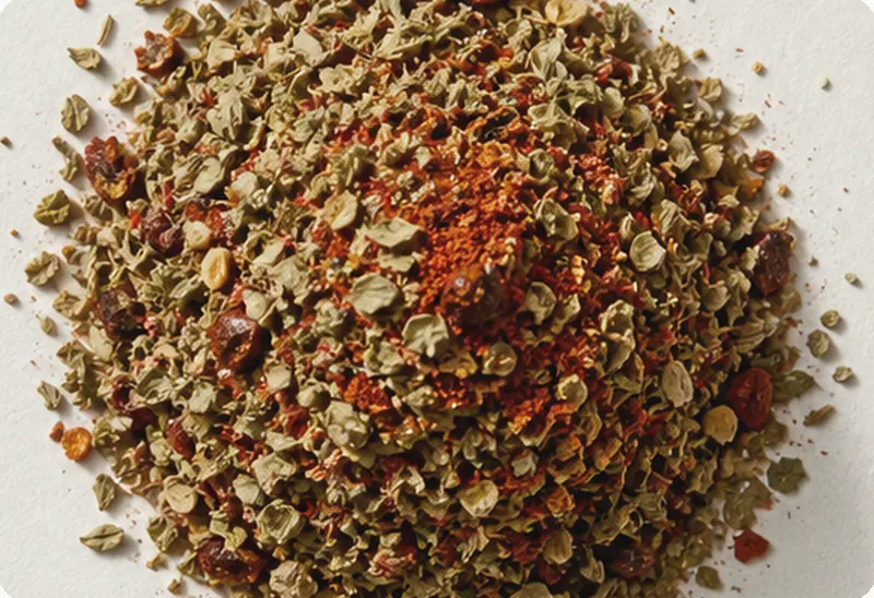 For Pizza — the blend, close up