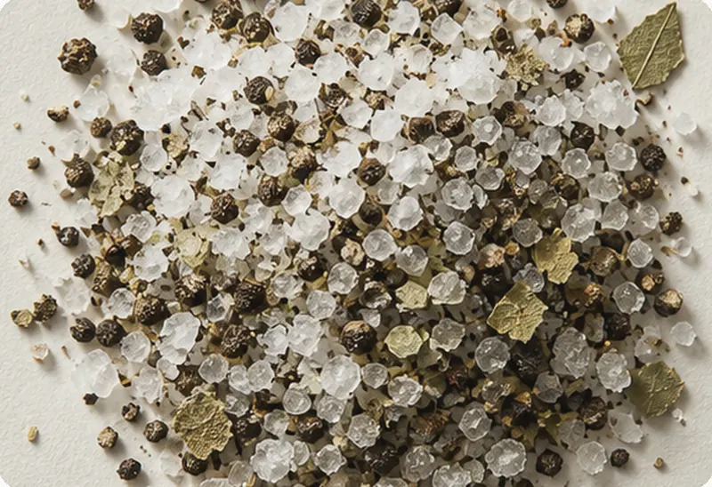 Fire Salt — the blend, close up